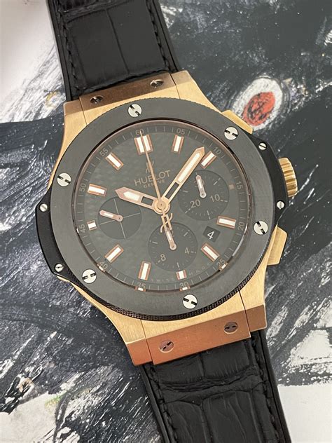 hublot big bang chrono rose gold|big bang gold ceramic 44mm.